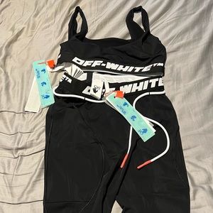 OFF WHITE two piece set. Fits sizes XS-S